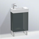 Duravit L-Cube vanity unit for hand washbasin with 1 door dolomiti grey high gloss
