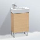 Duravit L-Cube vanity unit for hand washbasin with 1 door natural oak