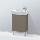 Duravit L-Cube vanity unit for hand washbasin with 1 door silk matt flannel grey