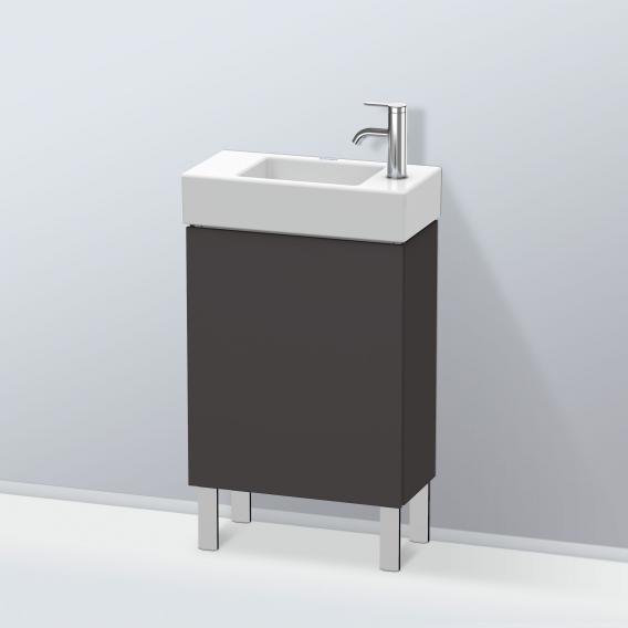 Duravit L-Cube 洗手盆盥洗台，附 1 門超霧面石墨