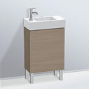 Duravit L-Cube vanity unit for hand washbasin with 1 door terra oak