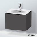 Duravit L-Cube vanity unit for hand washbasin with 1 pull-out compartment