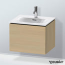Duravit L-Cube vanity unit for hand washbasin with 1 pull-out compartment