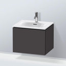 Duravit L-Cube vanity unit for hand washbasin with 1 pull-out compartment