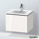 Duravit L-Cube vanity unit for hand washbasin with 1 pull-out compartment