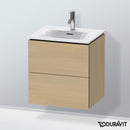 Duravit L-Cube 洗手盆盥洗台，附 2 個拉出式隔層