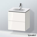 Duravit L-Cube 洗手盆盥洗台，附 2 個拉出式隔層