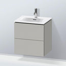 Duravit L-Cube 洗手盆盥洗台，附 2 個拉出式隔層