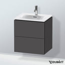 Duravit L-Cube 洗手盆盥洗台，附 2 個拉出式隔層