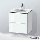 Duravit L-Cube 洗手盆盥洗台，附 2 個拉出式隔層