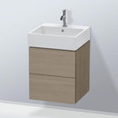 Duravit L-Cube 洗手盆盥洗台，附 2 個拉出式隔層