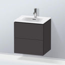 Duravit L-Cube 洗手盆盥洗台，附 2 個拉出式隔層