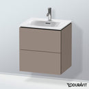 Duravit L-Cube 洗手盆盥洗台，附 2 個拉出式隔層