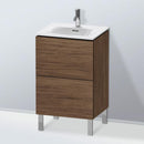 Duravit L-Cube 洗手盆盥洗台，附 2 個拉出式隔層