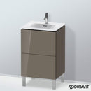 Duravit L-Cube 洗手盆盥洗台，附 2 個拉出式隔層
