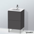 Duravit L-Cube 洗手盆盥洗台，附 2 個拉出式隔層