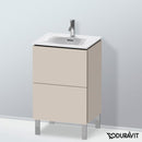 Duravit L-Cube 洗手盆盥洗台，附 2 個拉出式隔層