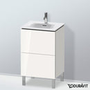 Duravit L-Cube 洗手盆盥洗台，附 2 個拉出式隔層