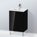 Duravit L-Cube vanity unit Compact for hand washbasin with 2 pull-out compartments