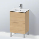 Duravit L-Cube vanity unit Compact for hand washbasin with 2 pull-out compartments
