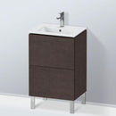 Duravit L-Cube vanity unit Compact for hand washbasin with 2 pull-out compartments