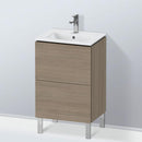 Duravit L-Cube vanity unit Compact for hand washbasin with 2 pull-out compartments