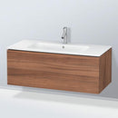 Duravit L-Cube vanity unit with 1 pull-out compartment, with interior system in maple