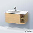 Duravit L-Cube vanity unit with 1 pull-out compartment and 1 rack element, without interior system