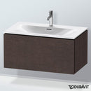 Duravit L-Cube vanity unit with 1 pull-out compartment, with interior system walnut