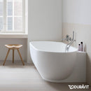 Duravit Luv corner whirlbath with panelling