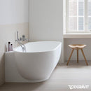 Duravit Luv corner whirlbath with panelling