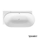 Duravit Luv corner whirlbath with panelling