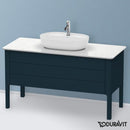 Duravit Luv vanity unit for countertop, with 2 pull-out compartments silk