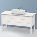 Duravit Luv vanity unit for countertop, with 2 pull-out compartments silk