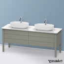 Duravit Luv vanity unit for countertop, with 4 pull-out compartments silk