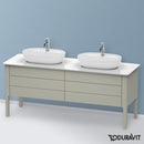 Duravit Luv vanity unit for countertop, with 4 pull-out compartments silk