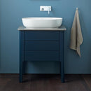 Duravit Luv vanity unit for hand washbasin for countertop with 2 pull-out compartments silk