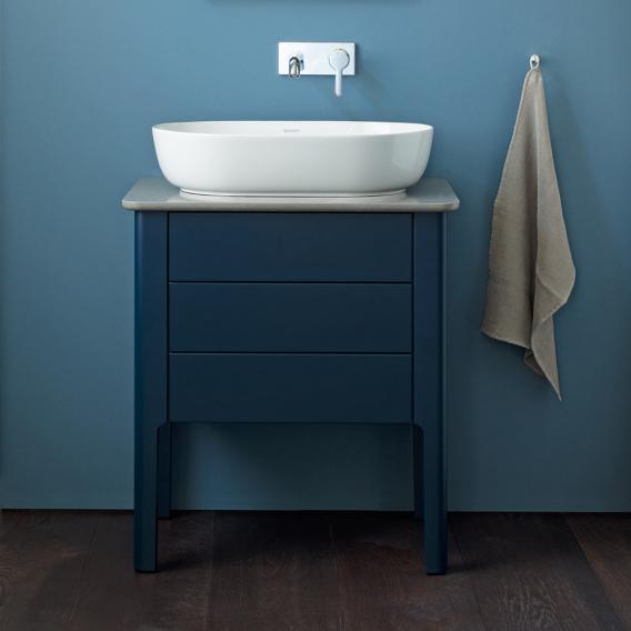 Duravit Luv 盥洗台，適用於洗手盆，適用於檯面，附 2 個拉出式隔間 絲綢