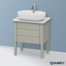 Duravit Luv vanity unit for hand washbasin for countertop with 2 pull-out compartments silk