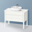 Duravit Luv vanity unit for countertop, with 2 pull-out compartments silk