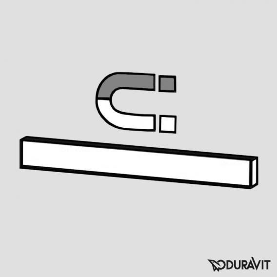 Duravit magnetic strip for mirror cabinet