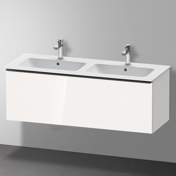 Duravit ME by Starck double washbasin with D-Neo vanity unit with 1 pull-out compartment