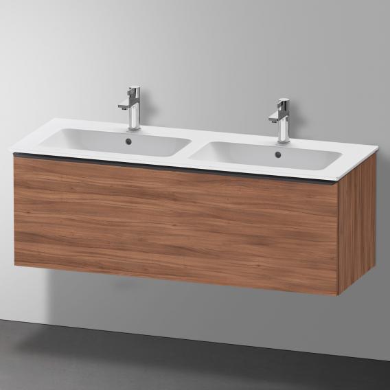 Duravit ME by Starck double washbasin with D-Neo vanity unit with 1 pull-out compartment