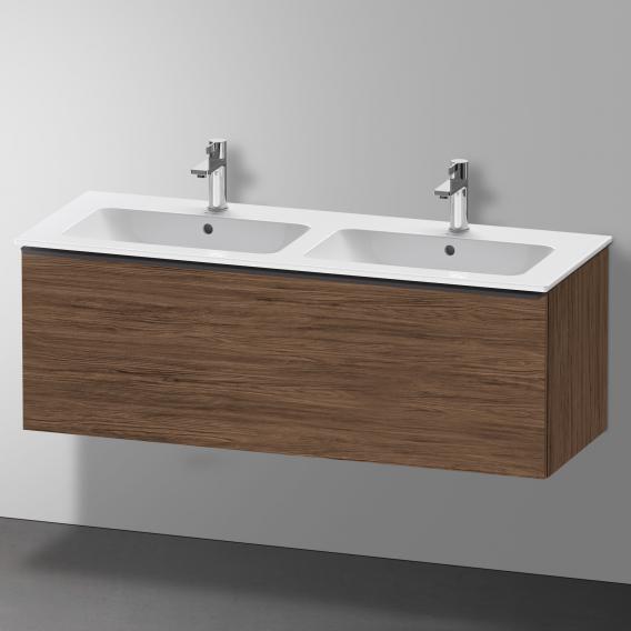 Duravit ME by Starck double washbasin with D-Neo vanity unit with 1 pull-out compartment