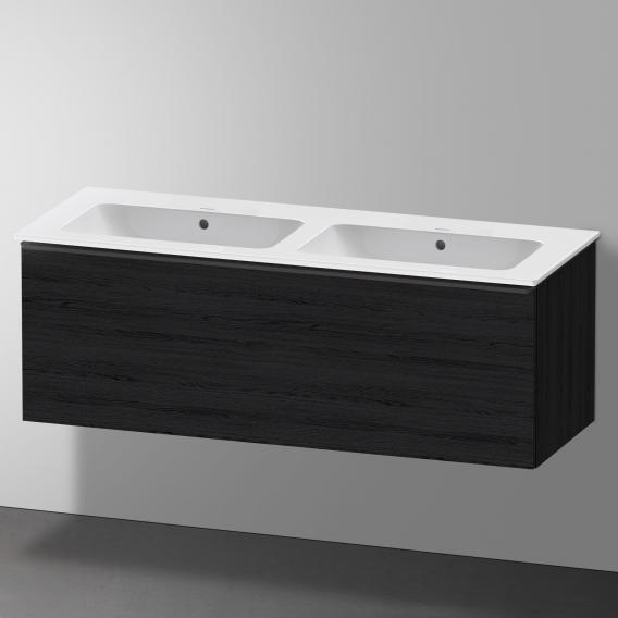 Duravit ME by Starck double washbasin with D-Neo vanity unit with 1 pull-out compartment