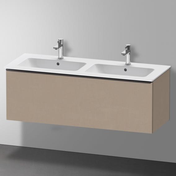 Duravit ME by Starck double washbasin with D-Neo vanity unit with 1 pull-out compartment