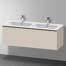 Duravit ME by Starck double washbasin with D-Neo vanity unit with 1 pull-out compartment