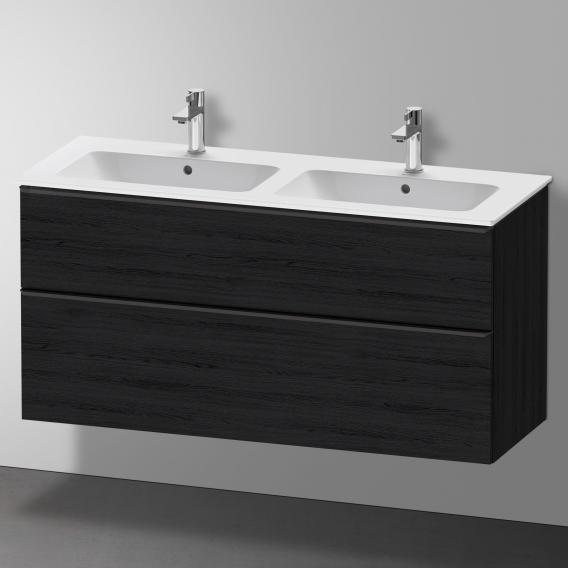 Duravit ME by Starck double washbasin with D-Neo vanity unit with 2 pull-out compartments