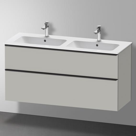 Duravit ME by Starck double washbasin with D-Neo vanity unit with 2 pull-out compartments