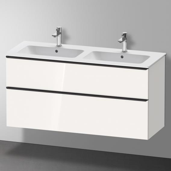 Duravit ME by Starck double washbasin with D-Neo vanity unit with 2 pull-out compartments